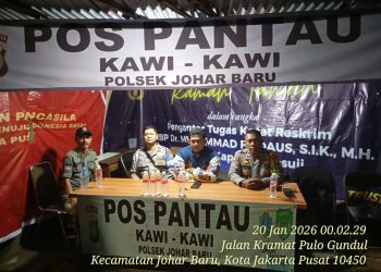 Antisipasi Tawuran dan Kejahatan Malam, Polisi Siaga Penuh di Pos Pantau Kawi-Kawi