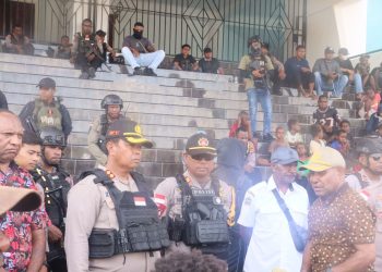 Operasi Damai Cartenz Hadir Jaga Kedamaian di Tengah Aksi Unjuk Rasa Yahukimo