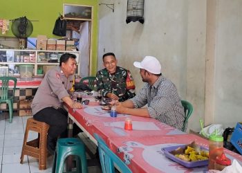Sinergi TNI-Polri Medan Satria Sambangi Karyawan di Kawasan Grand Mall, Perkuat Komunikasi Kamtibmas