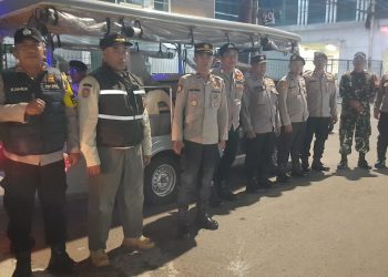 Patroli Tiga Pilar Amankan Perbatasan Manggarai Tambak, Tawuran dan Kriminalitas Ditekan