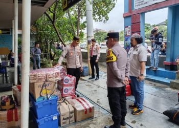 Wakapolres Kepulauan Seribu Pimpin Kegiatan Strong Point di Dermaga Marina Ancol