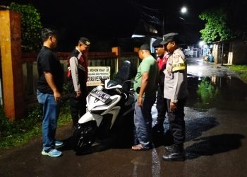 Polsek Muaragembong Gelar Operasi Kejahatan Jalanan, Kapolsek Tegaskan Komitmen Jaga Kamtibmas