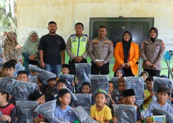 Dari Kepedulian untuk Masa Depan: Polri–Universitas Jambi Bantu Pelajar Aceh Tamiang