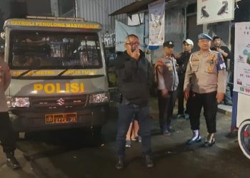 Tiga Pilar Menteng Perketat Patroli Malam, Cegah Tawuran di Perbatasan Menteng Tenggulun