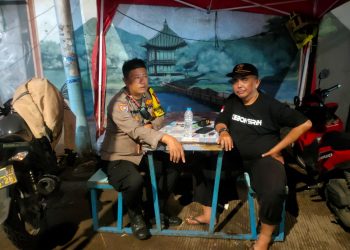 Sinergi Polisi dan Warga Amankan Perbatasan Kalipasir Menteng