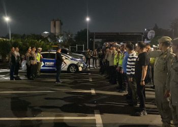 Sinergi Tiga Pilar, Polres Metro Bekasi Kota Gelar Patroli Skala Besar Antisipasi Kejahatan Jalanan