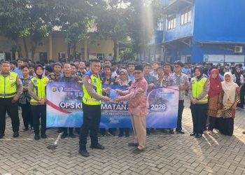 Ops Keselamatan Jaya 2026, Satlantas Edukasi Pelajar SMK Voctech Tangerang