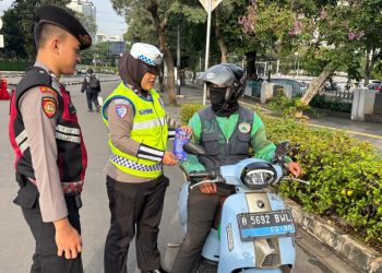 Operasi Keselamatan Jaya Digelar di Bundaran Senayan, Polisi Utamakan Edukasi Humanis