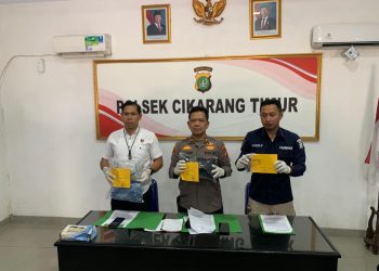 Unit Reskrim Polsek Cikarang Timur Amankan Dua Pelaku Curanmor, Satu Pelaku Masuk DPO