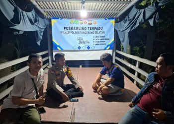 Sambang Pos Kamling Terpadu, Wujud Sinergi Polsek Curug dan Warga Jaga Keamanan Lingkungan