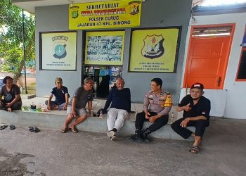 Cooling System Humanis, Bhabinkamtibmas Rangkul Tokoh Masyarakat Demi Jaga Kondusifitas Wilayah Binong