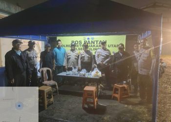 Polisi, Satpol PP, dan Warga Bersatu Jaga Kamtibmas Cilincing