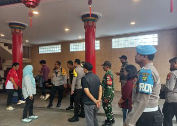 Wakapolres Metro Jakarta Pusat Pastikan Pelayanan Ibadah Imlek di Kampung Bali Berjalan Aman