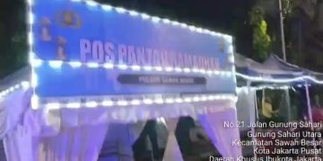 Intensifkan Penjagaan Dan Patroli di Pos Pantau Ramadhan Jalan Gunung Sahari Raya Antisipasi Balap Liar dan Tawuran