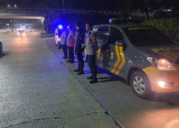 Patroli Blue Light dan Strong Point Polsek Pondok Aren Antisipasi Kejahatan Jalanan