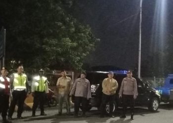 Cegah Aksi Tawuran Polsek Bekasi Barat Patroli Malam Pertama Ramadhan