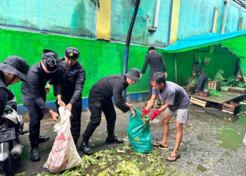 Brimob Metro Jaya Gelar Kurvey di Pasar Palmerah, Implementasi Program “Bang Jasri“