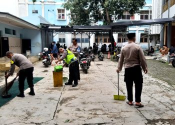 Polisi Hadir Lewat Bang Jasri Polsek Bekasi Selatan di Masjid Raya Muhammad Ramadhan