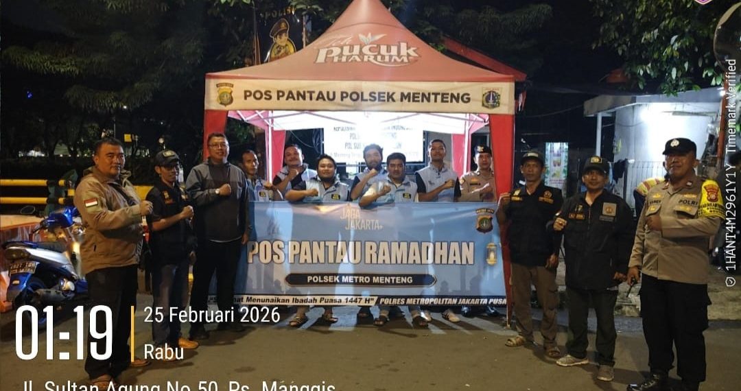 Ramadhan Aman dan Kondusif, Patroli Terpadu Polisi Kawal Perbatasan Menteng–Tenggulun