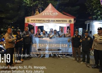 Ramadhan Aman dan Kondusif, Patroli Terpadu Polisi Kawal Perbatasan Menteng–Tenggulun