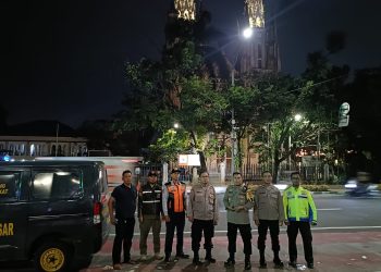 Penjagaan Tiga Pilar Sawah Besar di Lapangan Banteng Istiqlal, Cegah Tawuran Dan Pelaku Kejahatan