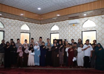 Tebar Kebahagiaan di Bulan Ramadhan, Polres Priok Santuni Anak Yatim dan Buka Puasa Bersama Jurnalis Jakarta Utara