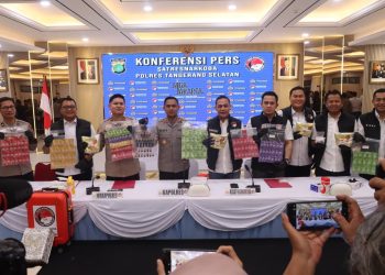 Polres Tangsel Ungkap Peredaran Narkotika Jenis Etomidate, Amankan Dua Tersangka