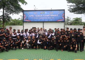 Polres Tangerang Selatan Gaungkan “Jaga Warga – Jaga Tangsel” Lewat Apel Siaga Kamtibmas