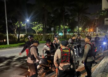 Patroli Sahur Polres Metro Bekasi Kota: Tekan Angka Kriminalitas di Kawasan Medan Satria