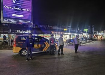 Patroli KRYD Skala Sedang, Polsek Legok Sisir Titik Rawan dan Tawuran