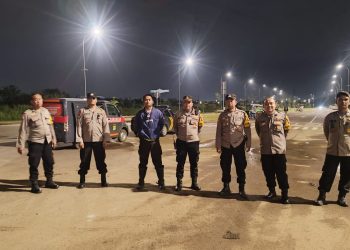 Patroli Cipta Kondisi dan Strong Point Polsek Pagedangan untuk Menjaga Kamtibmas Tetap Kondusif