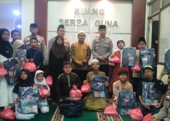 Pererat Silaturahmi di Bulan Ramadan, Polsek Pancoran Gelar Santunan Anak Yatim dan Doa Bersama