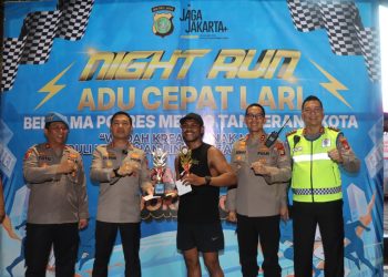 Kapolres Tangerang Kota Ajak Anak Muda Lari Malam, Energi Remaja Dialihkan dari Tawuran ke Olahraga
