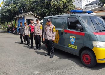 Patroli Skala Sedang Polsek Pamulang Antisipasi Gangguan Kamtibmas di Wilayah Pamulang