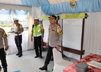 Pastikan Pemudik Terlayani Maksimal, Kapolres Metro Depok Tinjau Pos Pam dan Pos Yan