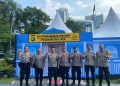 Wakapolres Metro Jakarta Selatan Kunjungi dan Periksa Pospam Operasi Ketupat Jaya 2026 di Setiabudi
