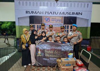 Siswa Setukpa Angkatan 55 Tebar Kepedulian di Panti Asuhan Yatim Muslimin Jakarta Pusat