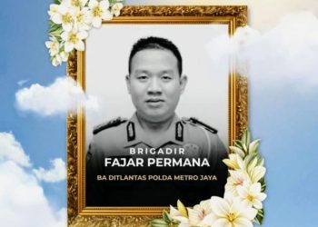 DEDIKASI HINGGA AKHIR, ANGGOTA DITLANTAS POLDA METRO JAYA GUGUR USAI TUGAS PENGAMANAN MUDIK