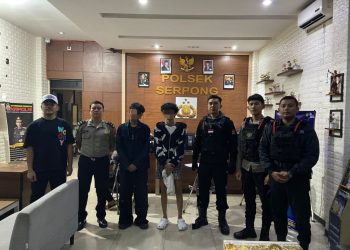 Tim Patroli Perintis Presisi Polres Tangsel Tindak Tegas Pelaku Sajam, Ciptakan Malam Aman dan Kondusif
