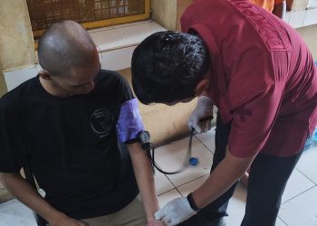 Sidokkes Polres Pelabuhan Tanjung Priok, Laksanakan Pemeriksaan Kesehatan Bagi Tahanan