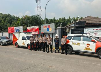 Patroli Obvitnas di Bekasi, Sat Pam Obvit Pastikan Keamanan Kawasan Industri dan Energi