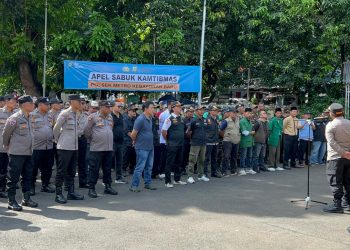 Polsek Metro Kebayoran Baru Tingkatkan Kesiapsiagaan Dengan Simulasi Sispam Mako