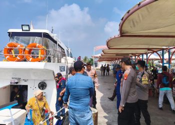 Strong Point Pagi Hari, Polres Kepulauan Seribu Amankan Dermaga Wisata dan Pulau Penduduk