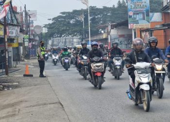 Polsek Serang Baru Hadir di Pagi Hari, Wujudkan Arus Lalu Lintas Aman dan Nyaman bagi Warga