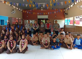 Polsek Pademangan Gelar Police Go To School, Edukasi Pelajar Jaga Kamtibmas dan Disiplin Diri