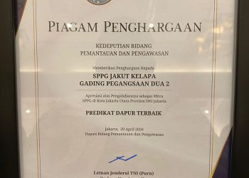 Paling Memenuhi Standar Operasi, SPPG Pegangsaan Dua Polres Jakut Raih Predikat Dapur Terbaik Se-DKI Jakarta