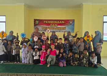 Polsek Babelan Gelar Polisi Sahabat Anak, Kenalkan Tugas Polisi dan Rambu Lalu Lintas Sejak Dini