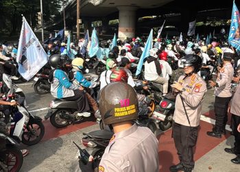 Kapolres Metro Jakarta Utara Kawal Keberangkatan 12.989 Buruh ke Aksi May Day 2026