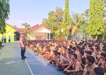 Hadapi Era Digital, Polsek Bekasi Utara Bekali Ratusan Siswa SMPN 25 Terkait Bahaya Kenakalan Remaja