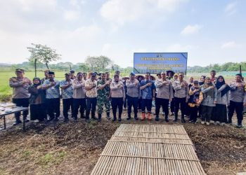 Dukung Program Asta Cita Presiden RI, Polres Metro Tangerang Kota Tanam Jagung Pipil di Batuceper
